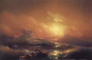 Ivan Aivazovski The Ninth Wave Spain oil painting artist